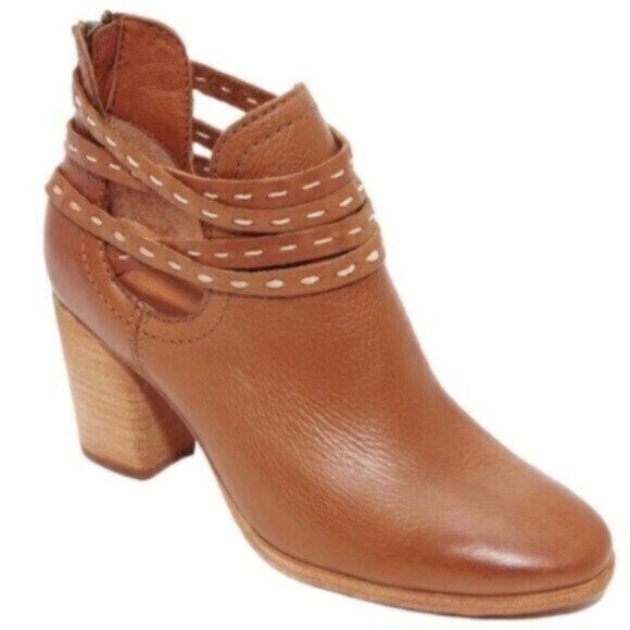 Frye Naomi Pickstitch Leather Ankle Boots